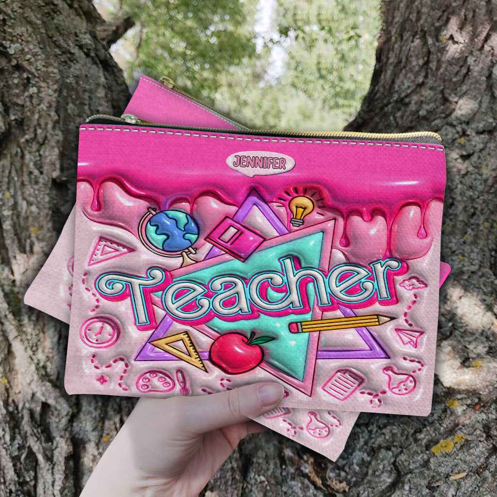 I Am Teacher - Personalized Teacher Pouch