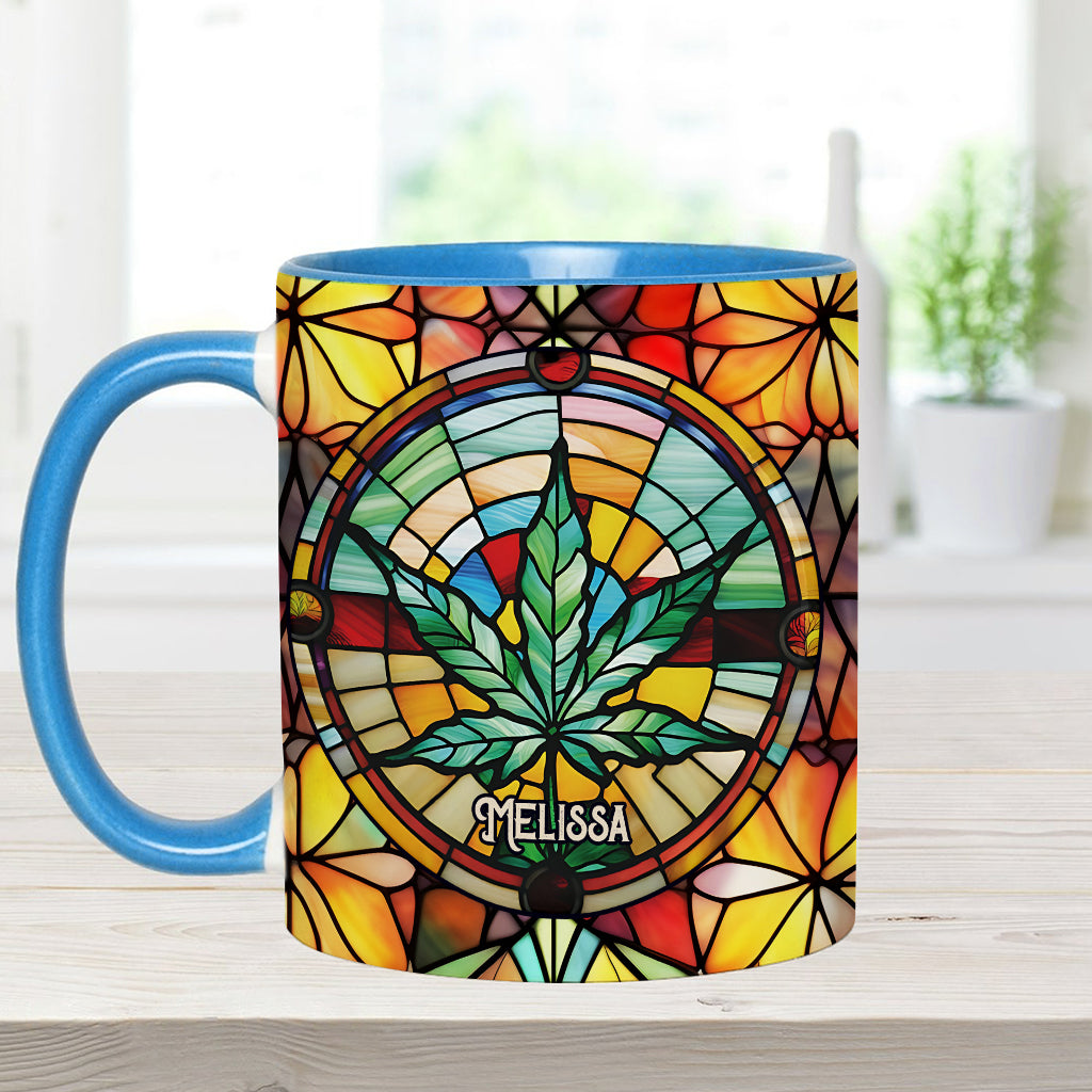 It's 420 somewhere - Personalized Weed Accent Mug