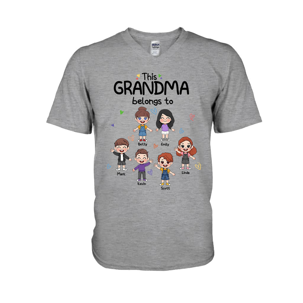 This Grandma Belongs To - Personalized Grandma T-shirt And Hoodie