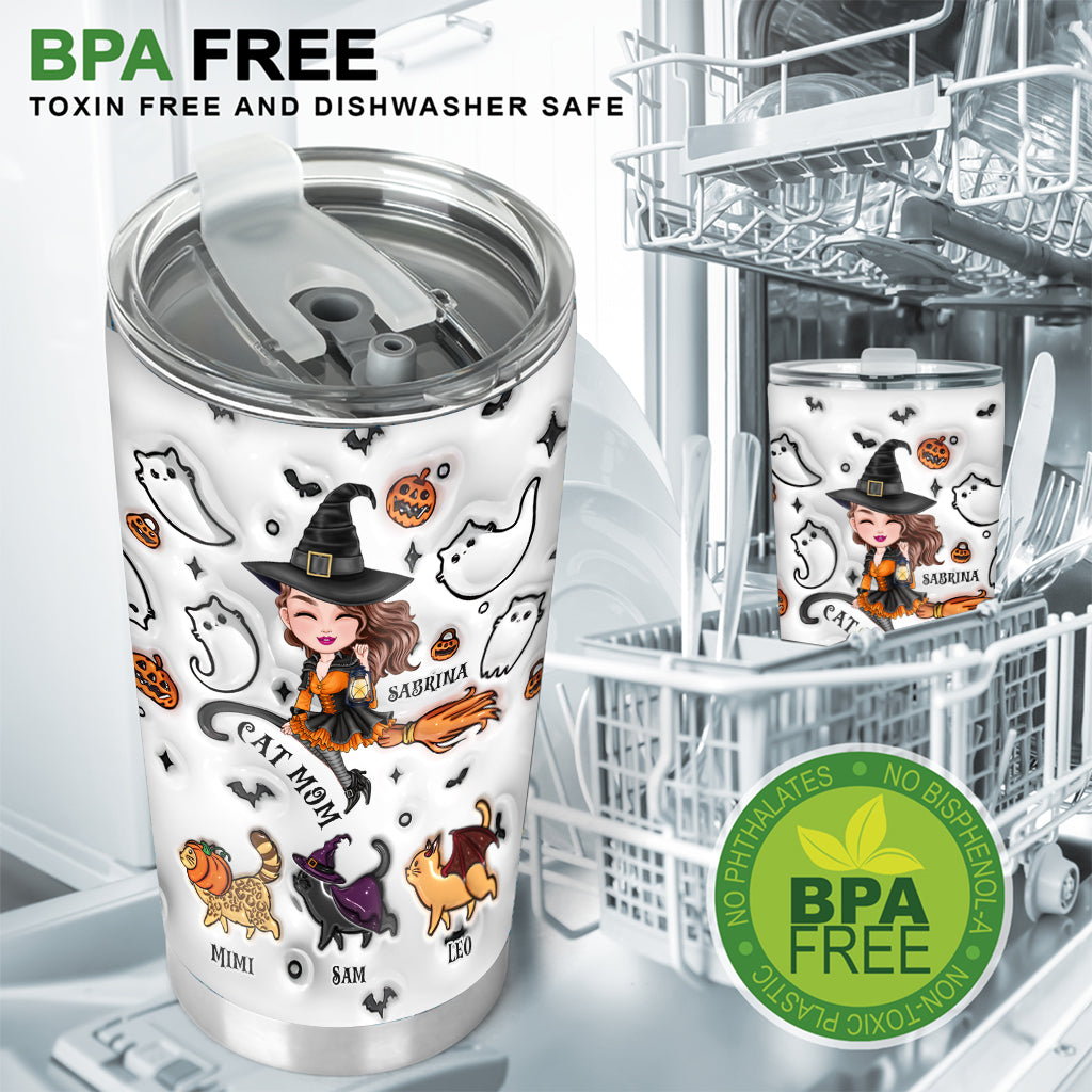 Cat Mom - Personalized Cat Tumbler