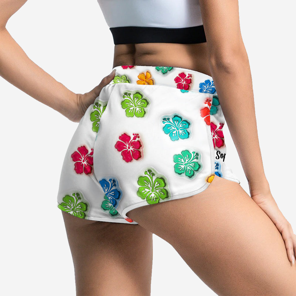 Si perdu, retournez à votre chéri(e) - Shorts personnalisés pour couples (hommes et femmes)