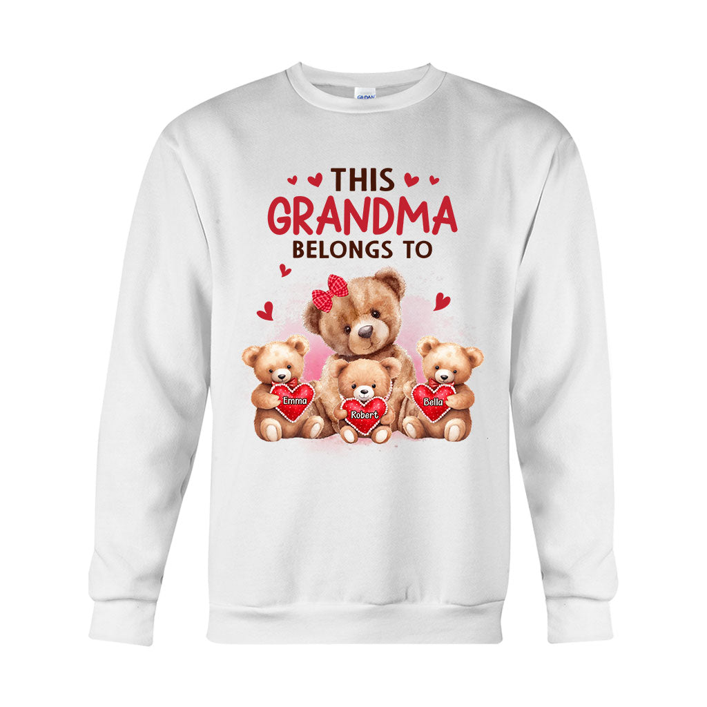 Cette grand-mère appartient à - T-shirt et sweat à capuche personnalisés pour grand-mère