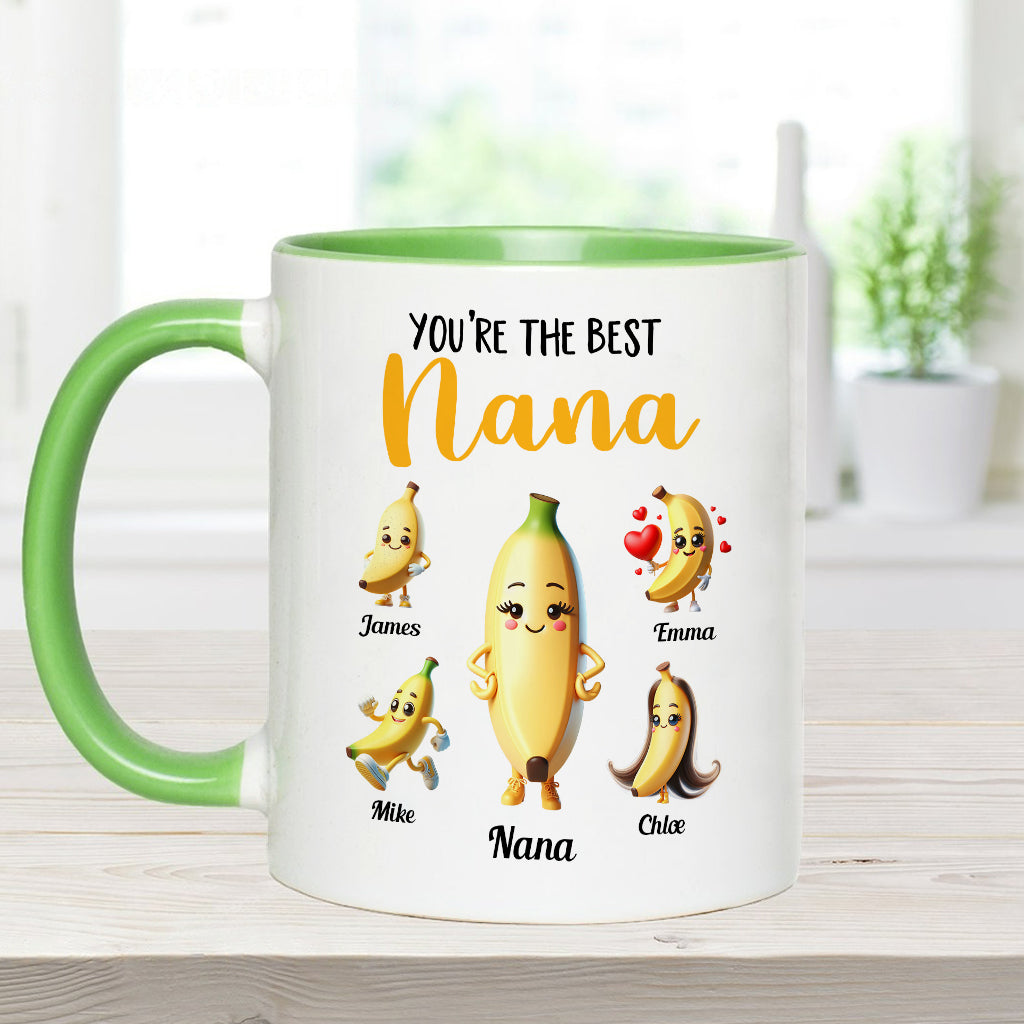 Meilleure grand-mère du monde - Mug personnalisé « Grand-mère »