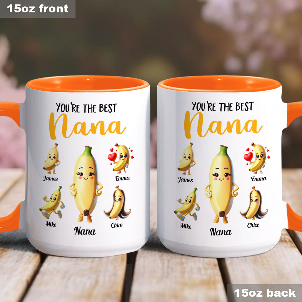 Meilleure grand-mère du monde - Mug personnalisé « Grand-mère »