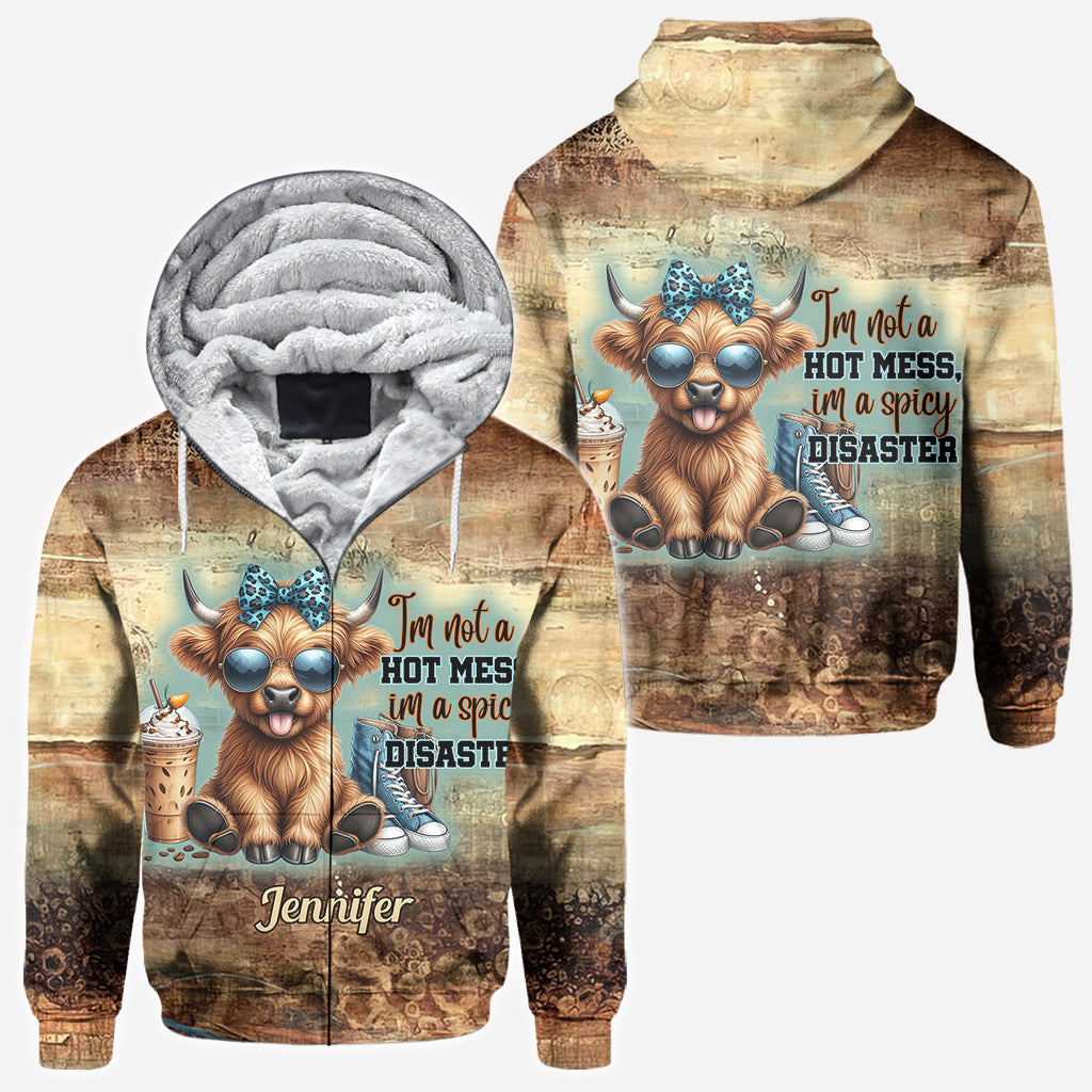 Je ne suis pas un désastre ambulant - T-shirt personnalisé intégral