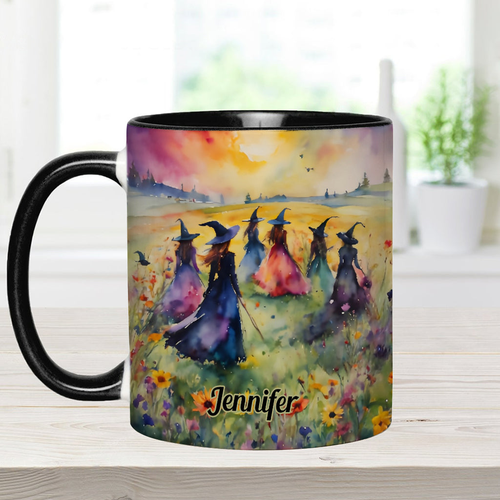 Mug personnalisé « Sorcières à l'aquarelle » - Collection de sorcières
