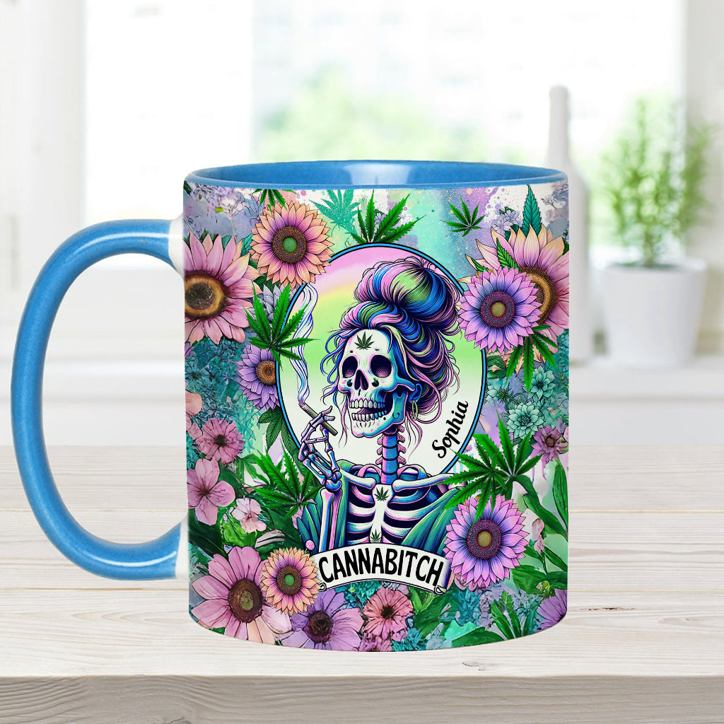 Mug personnalisé Cannabitch - Thème cannabis