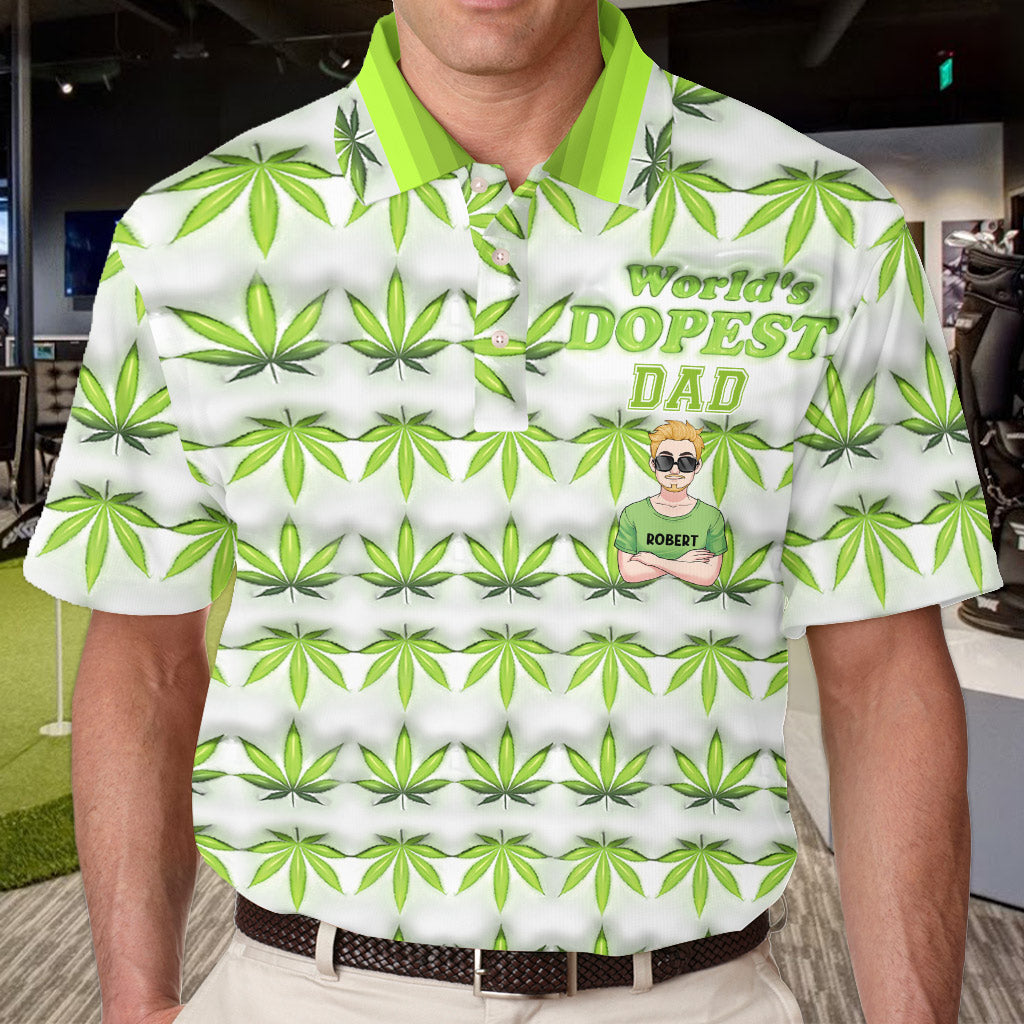 Dopest Dad Ever - Personalized Father Polo Shirt