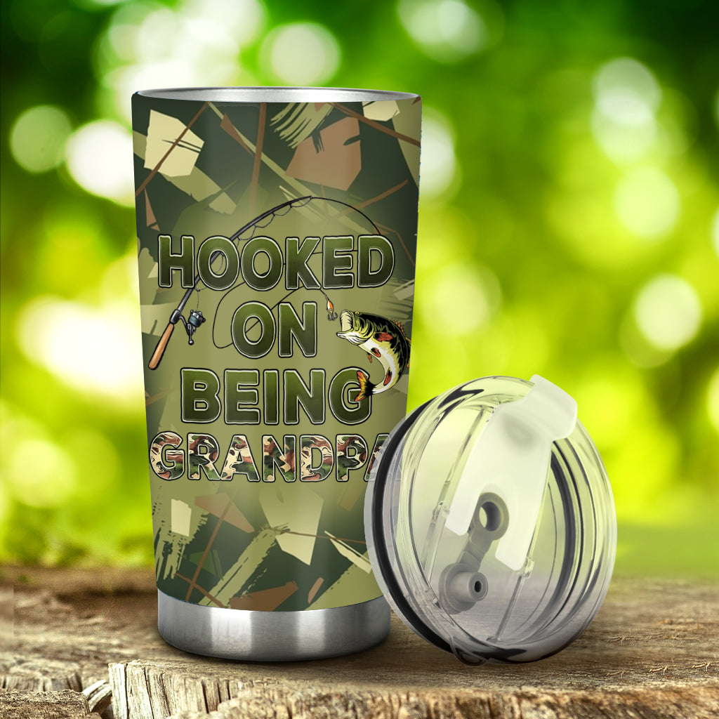 Gobelet isotherme personnalisé « Great Dad Camouflage » de Western Reel - Motif camouflage