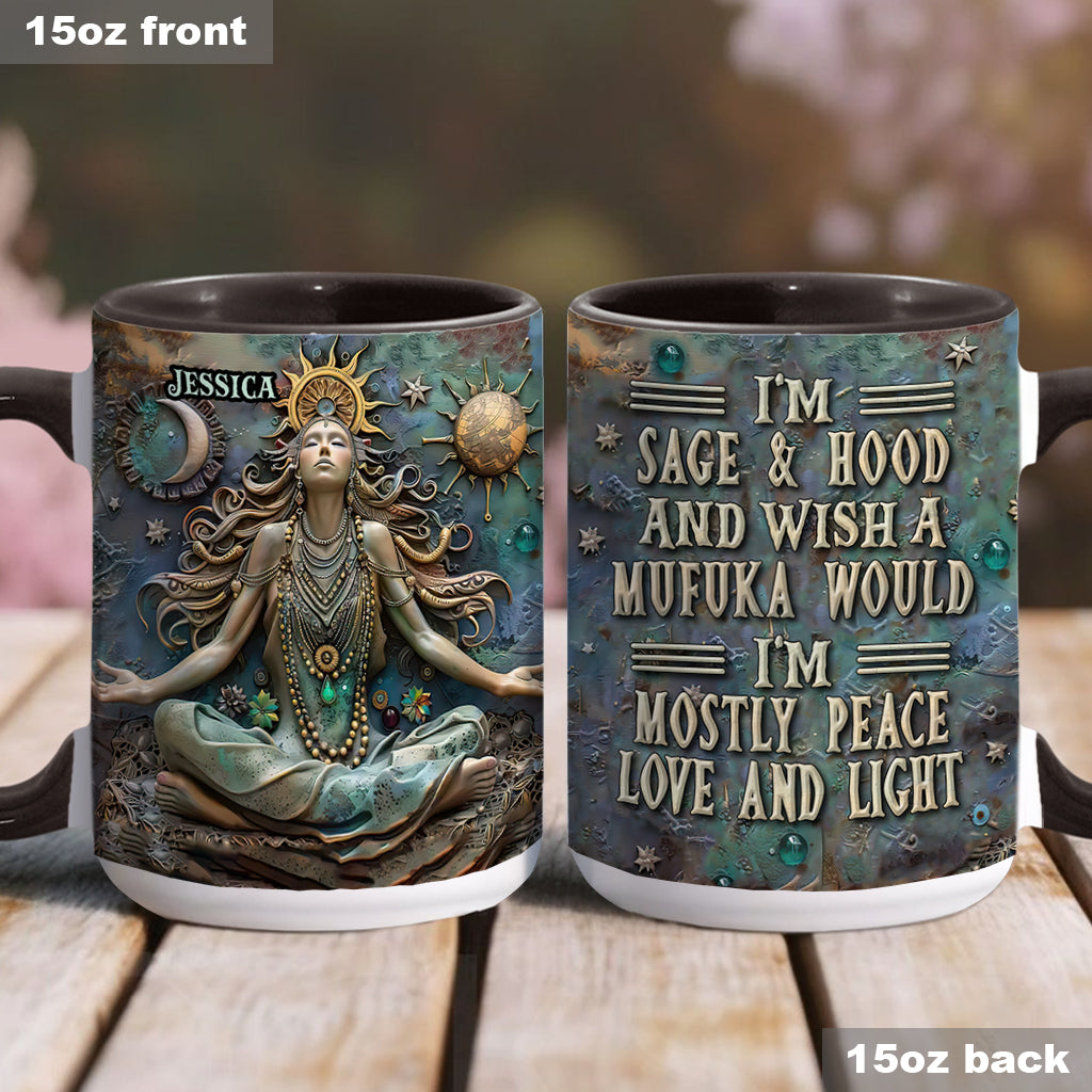 I'm Not Sugar And Spice - Personalized Yoga Accent Mug