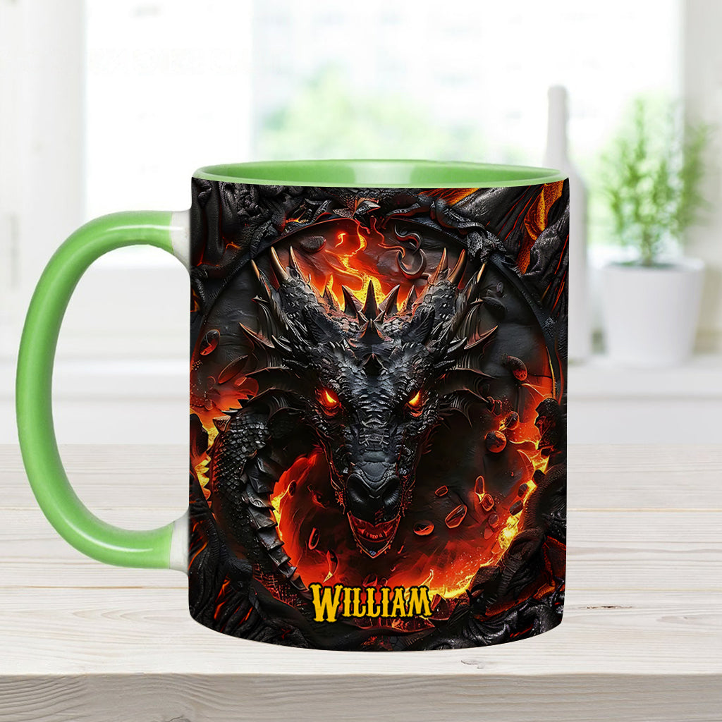 Love Dragons - Personalized Dragon Accent Mug