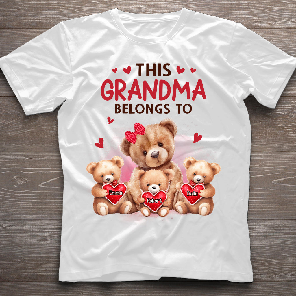 Cette grand-mère appartient à - T-shirt et sweat à capuche personnalisés pour grand-mère