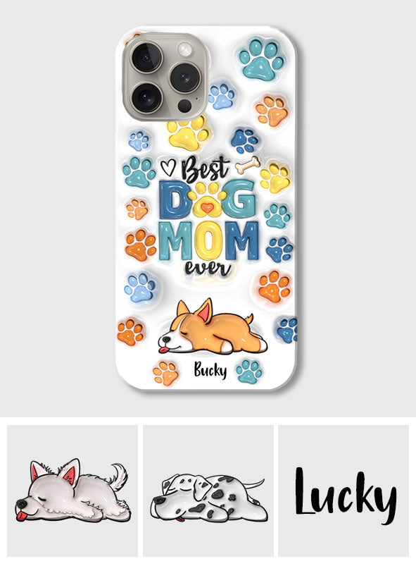 Meilleur papa/maman de chien au monde - Coque de téléphone personnalisée pour chien