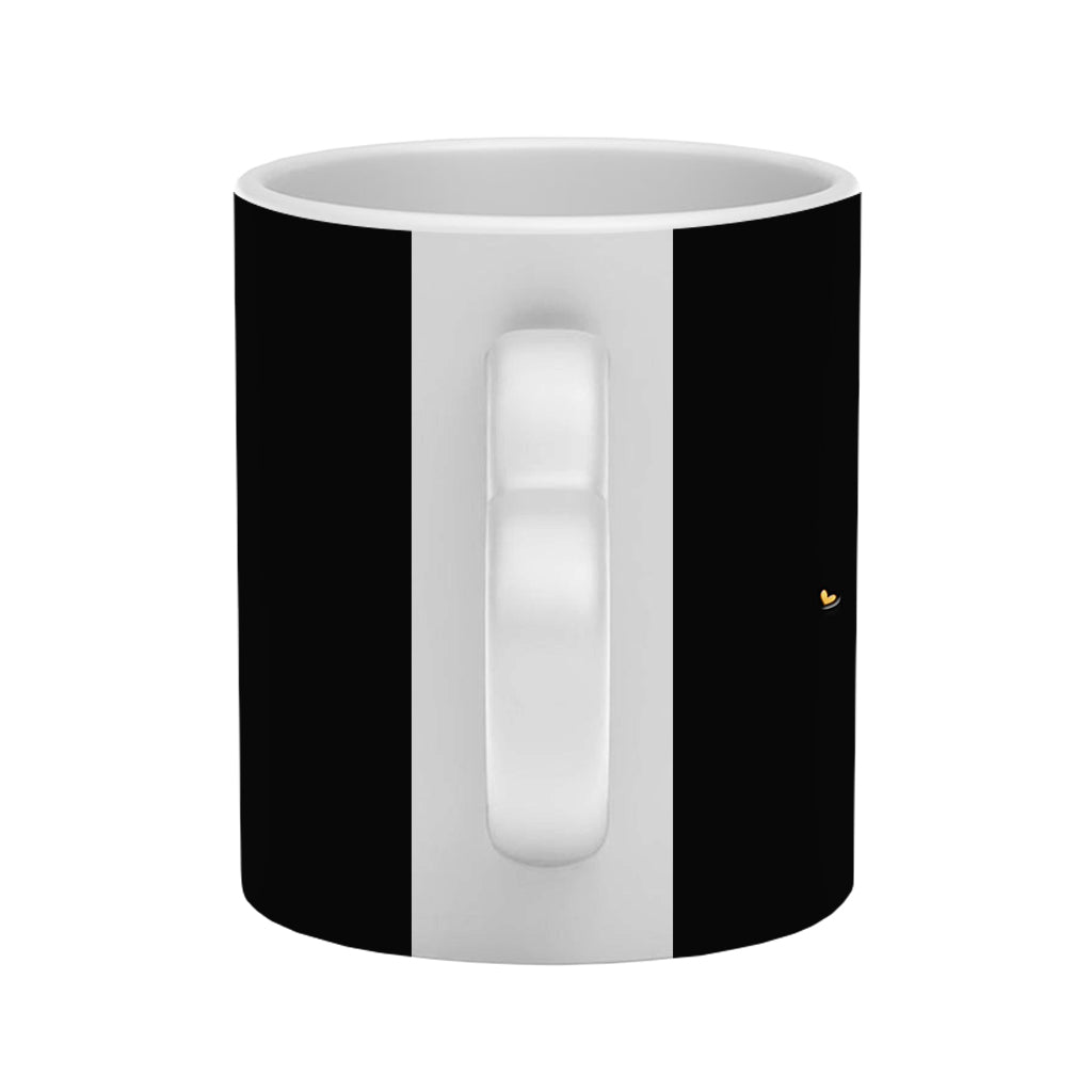 De notre premier baiser à notre dernier souffle - Mug personnalisé pour couple avec anse en forme de cœur