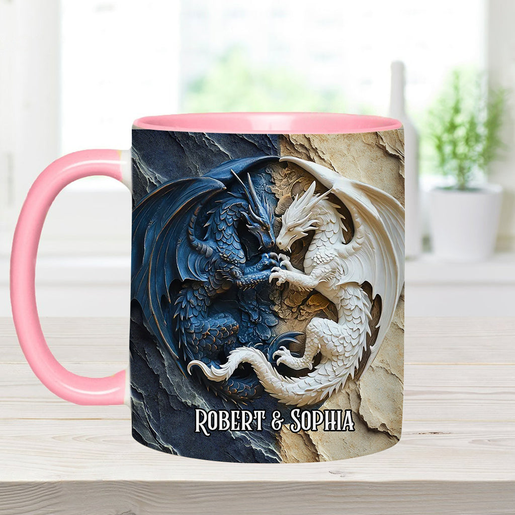 Mug personnalisé « J’adore les dragons »