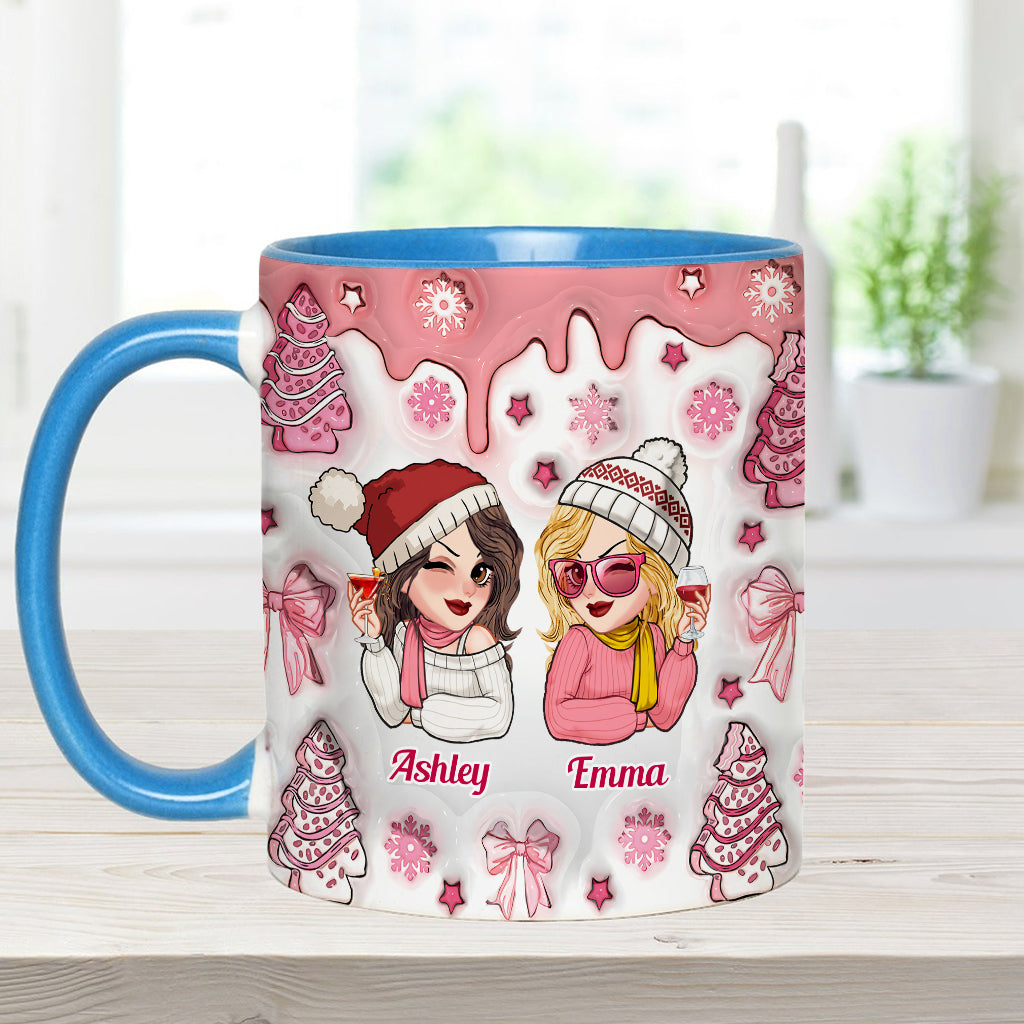 Meilleures amies du monde - Mug personnalisé Bestie Accent Mug