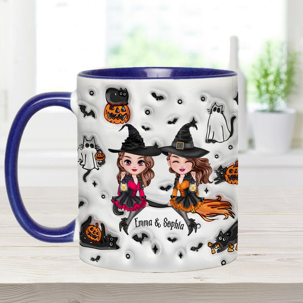 You Can't Sit With Us Best Witch - Personalized Bestie Accent Mug