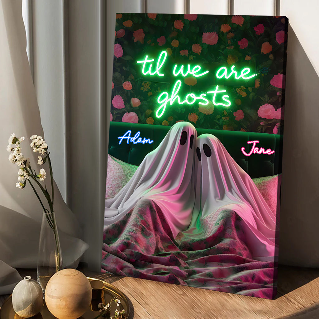 Jusqu'à ce que nous soyons fantômes - Toile et affiche personnalisées pour couples