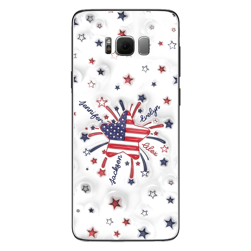 Coque de téléphone personnalisée « Petite étoile de grand-mère » pour le 4 juillet
