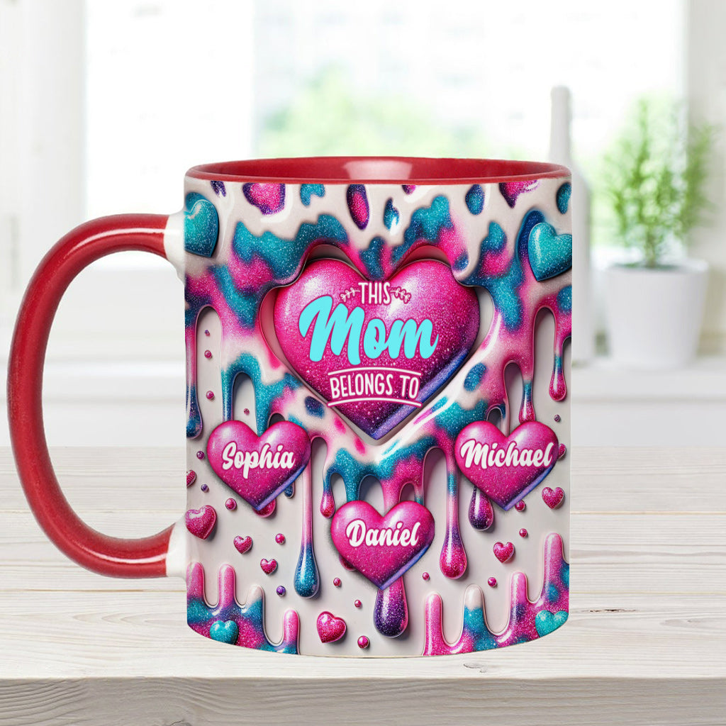 Cette maman appartient à - Mug personnalisé pour maman