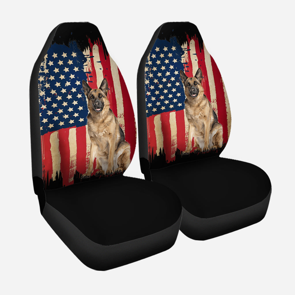 Puppy Flag - Personalized Dog Seat Covers