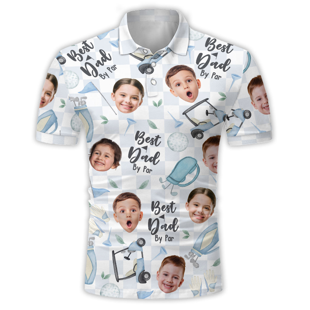 Best Dad By Far - Personalized Golf Polo Shirt