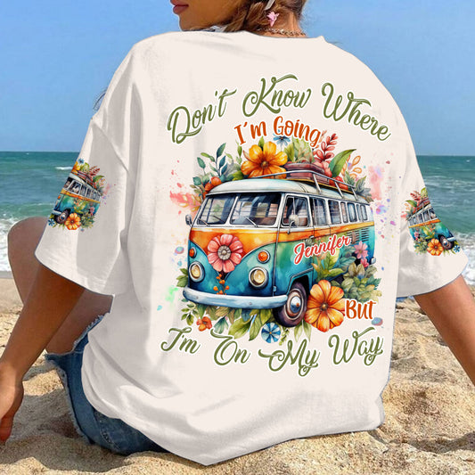 En route - T-shirt hippie personnalisé