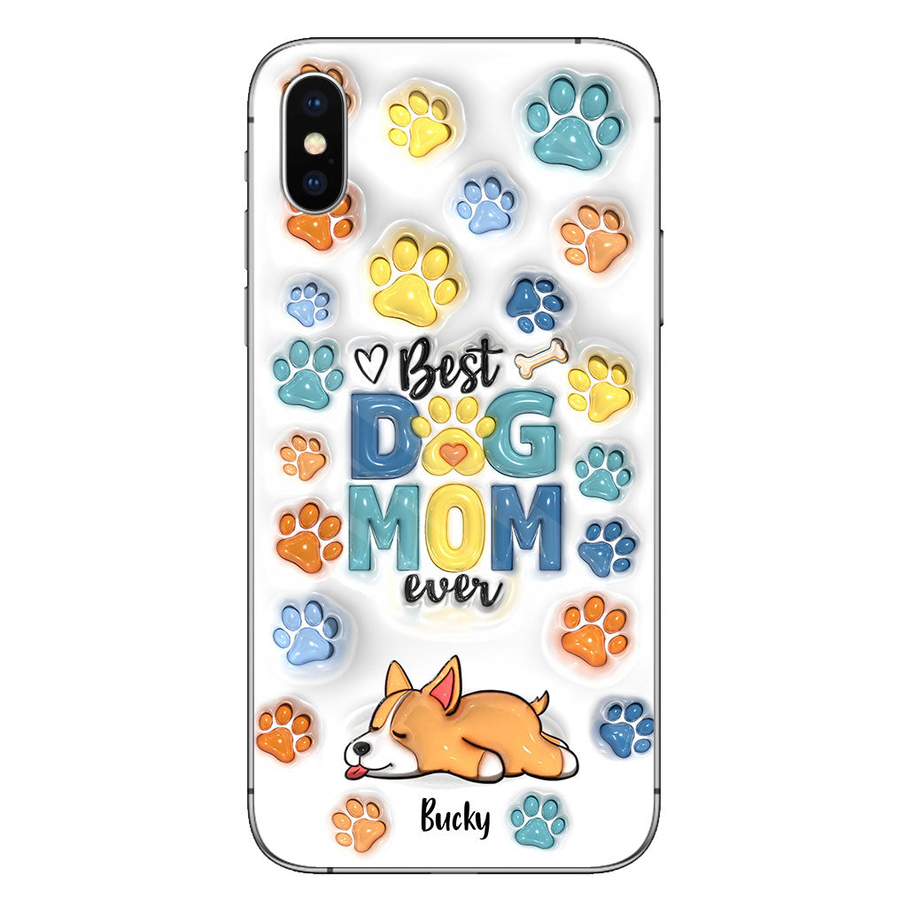 Meilleur papa/maman de chien au monde - Coque de téléphone personnalisée pour chien