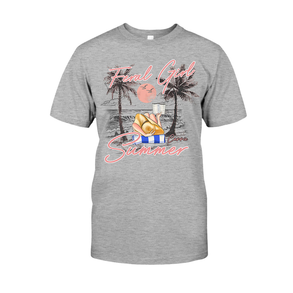 Feral Girl - T-shirt et sweat à capuche personnalisés pour les amoureux de la mer