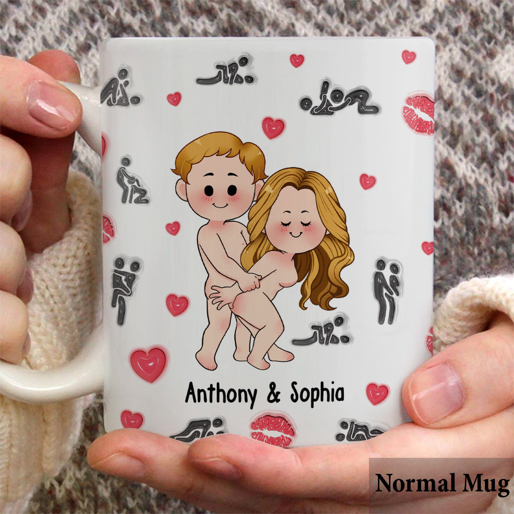 I Love Seeing You Naughty - Personalized Couple Mug