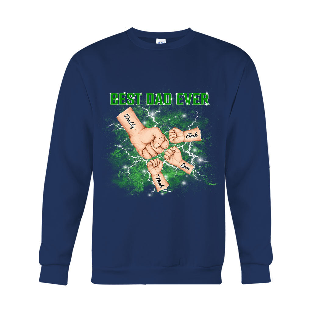 T-shirt et sweat à capuche personnalisés « Flic-check père-enfants » (version pirate)