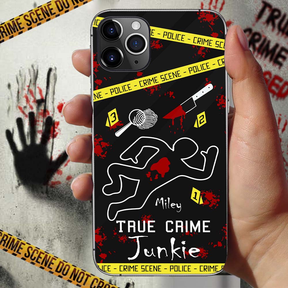 True Crime Junkie - Personalized Phone Case