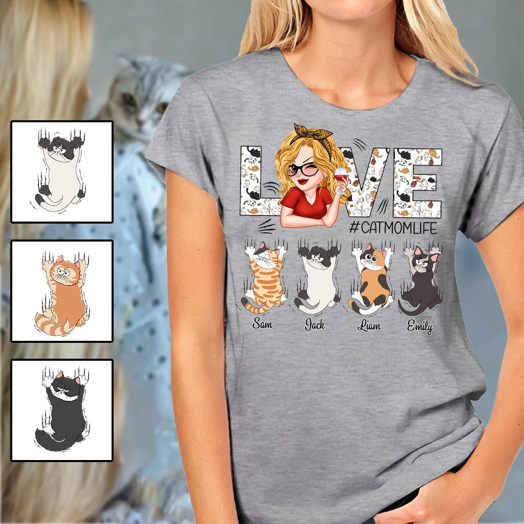 J'adore la vie de maman chat - T-shirt et sweat à capuche personnalisés pour chats