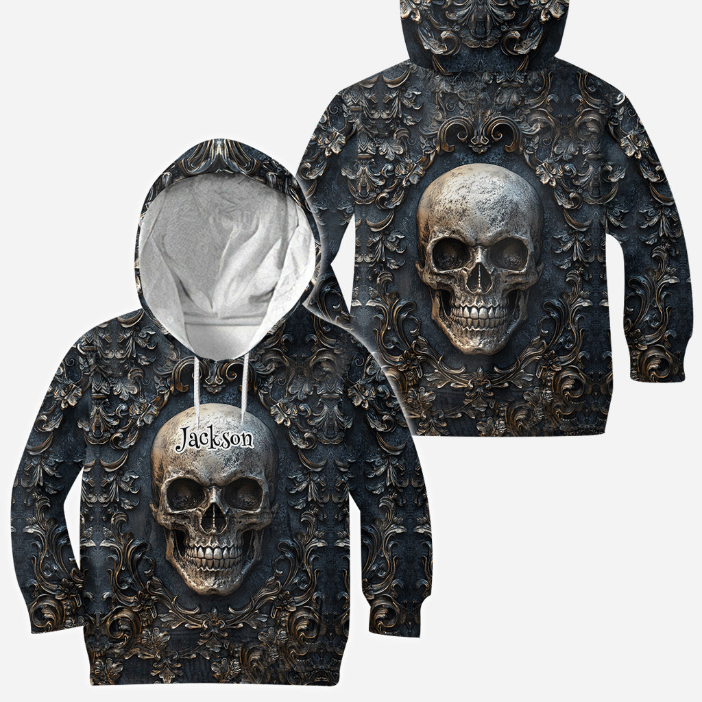 Vintage Skull - Personalized Skull All Over Shirt