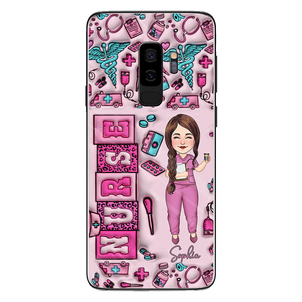 Nurse Life - Personalized Nurse Clear Phone Case
