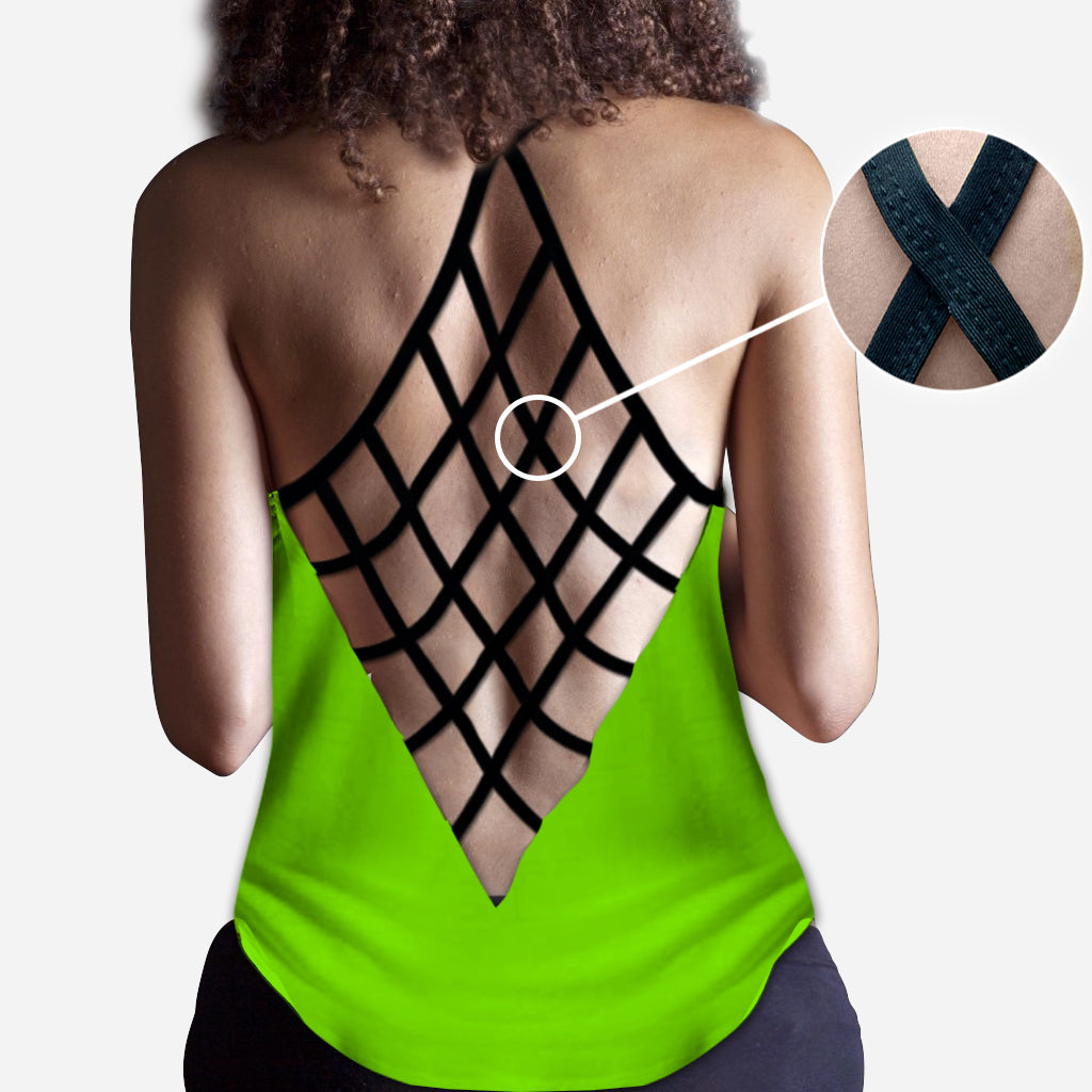 Green Witch - Personalized Witch Cross Tank Top