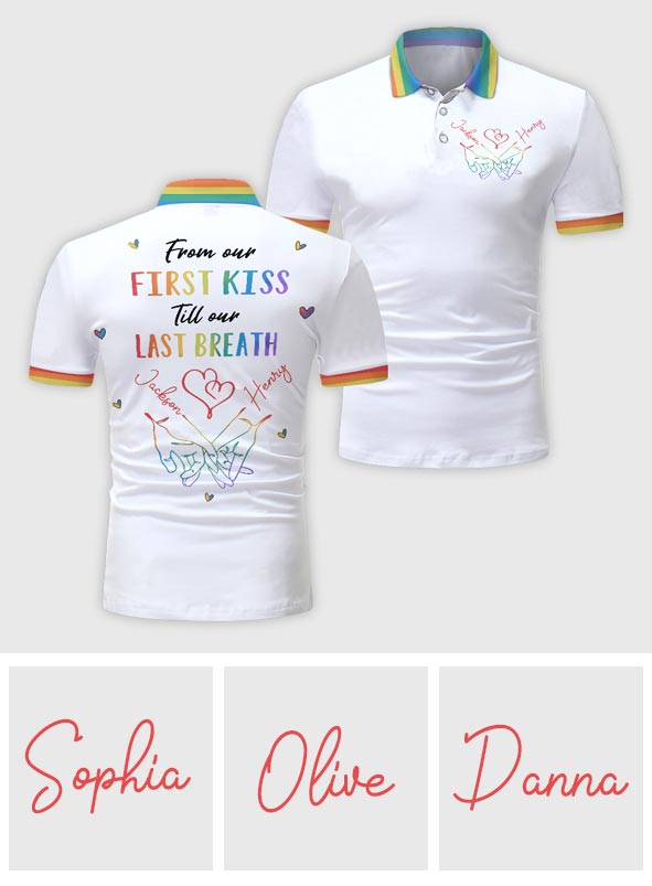 Je te soutiens - Polo personnalisé de soutien LGBT