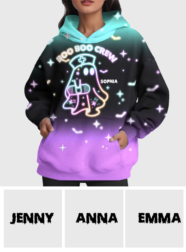 Boo Boo Crew - Chemise personnalisée intégrale pour infirmière