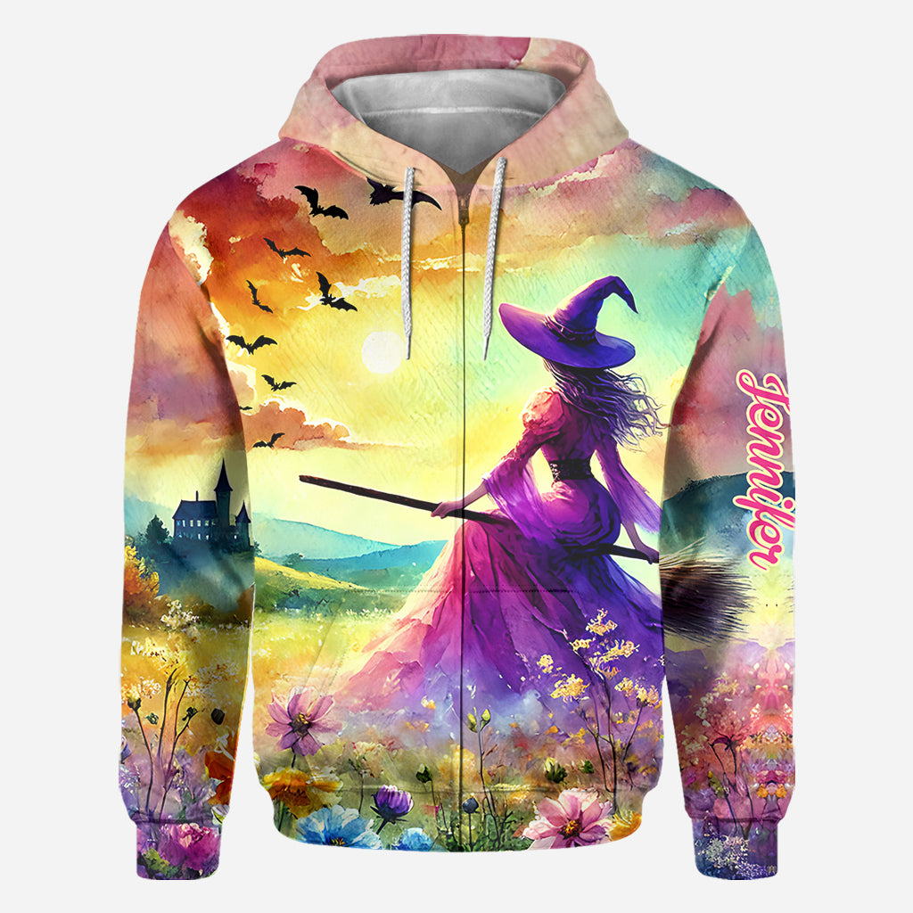 Belle Sorcière - T-shirt personnalisé Sorcière - Motif intégral