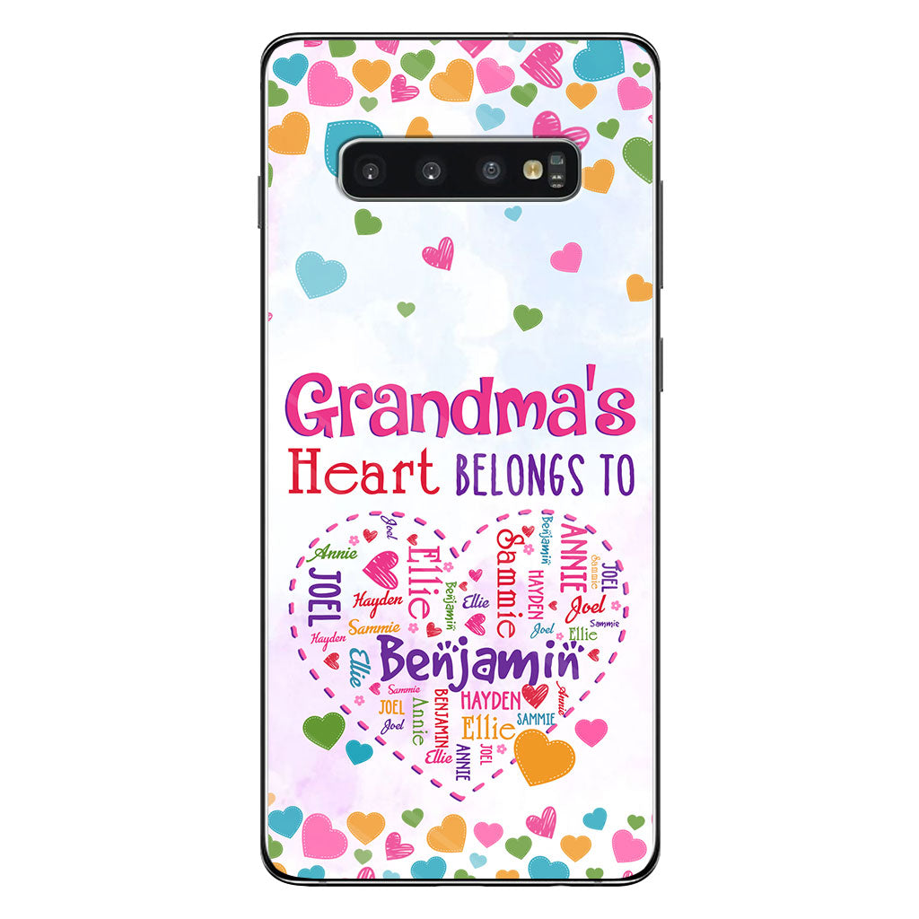 Coque de téléphone personnalisée « Le cœur de grand-mère »