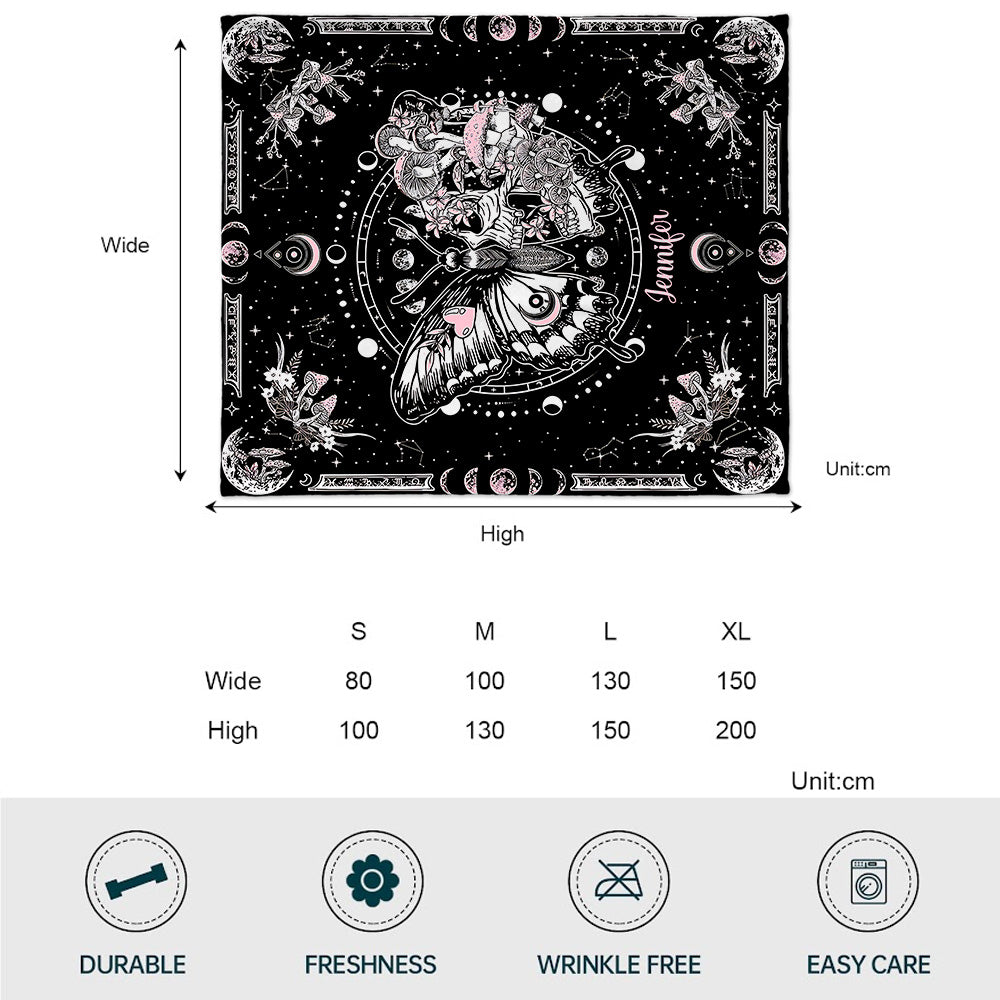 Couverture papillon personnalisée Night Butterfly