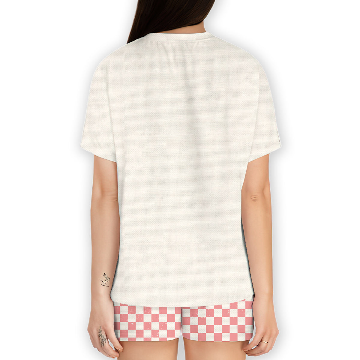 Feral Girl Summer - Personalized Raccoon All Over Shirt & Women Shorts