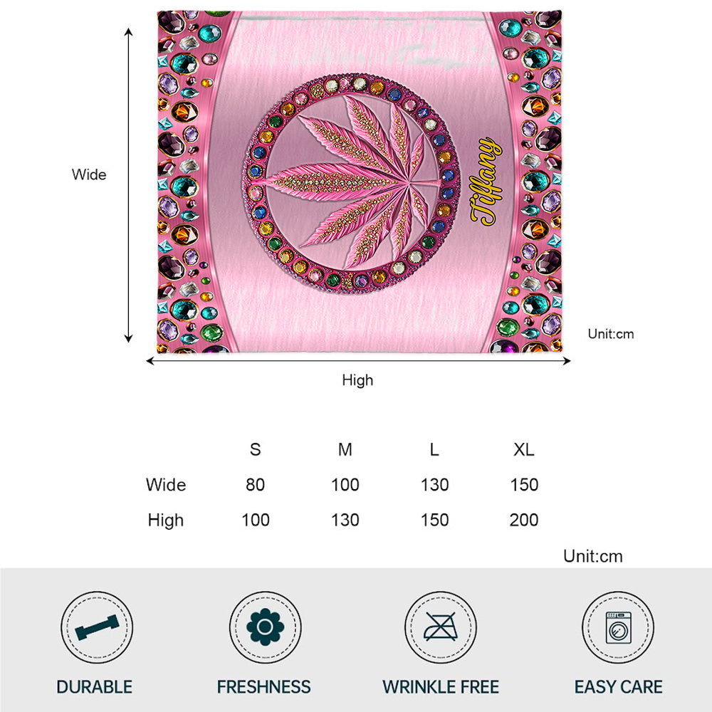 Stoner Chick - Couverture personnalisée pour fumeurs de cannabis