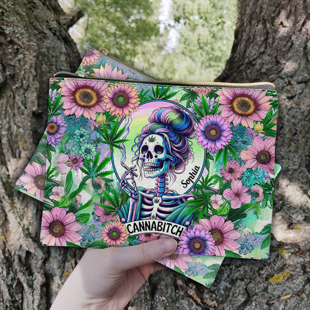 Cannabitch - Pochette à herbe personnalisée