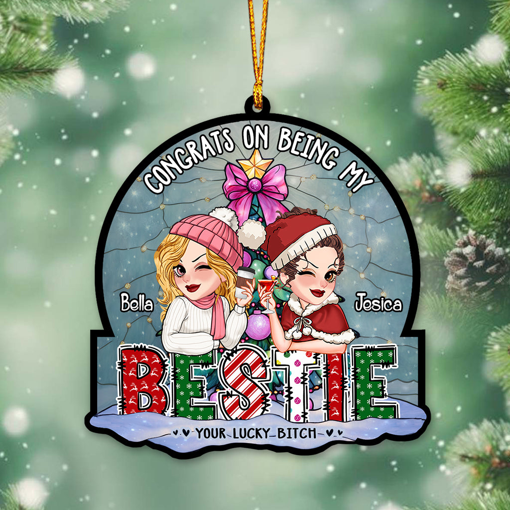 Nous sommes plus que des amies, nous sommes comme une toute petite bande - Ornement personnalisé pour meilleure amie