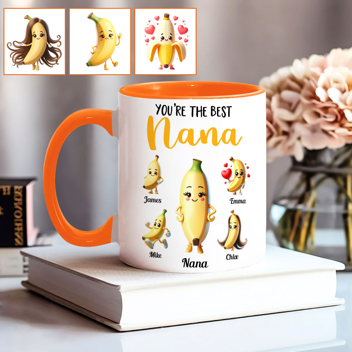 Meilleure grand-mère du monde - Mug personnalisé « Grand-mère »