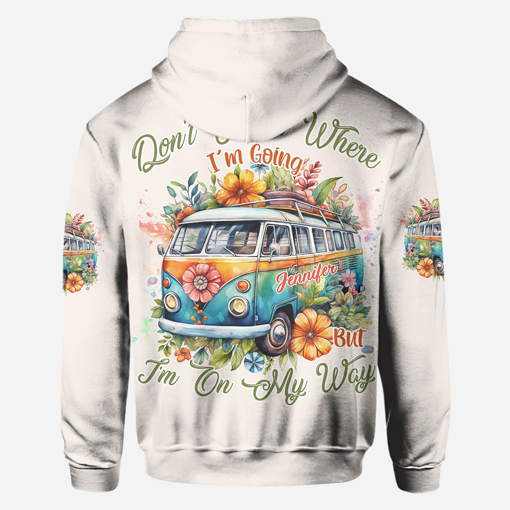 En route - T-shirt hippie personnalisé