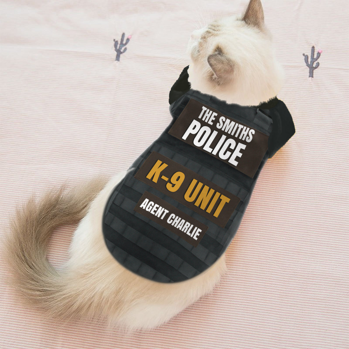 T-shirt personnalisé pour chien de police et prisonnier, unité canine