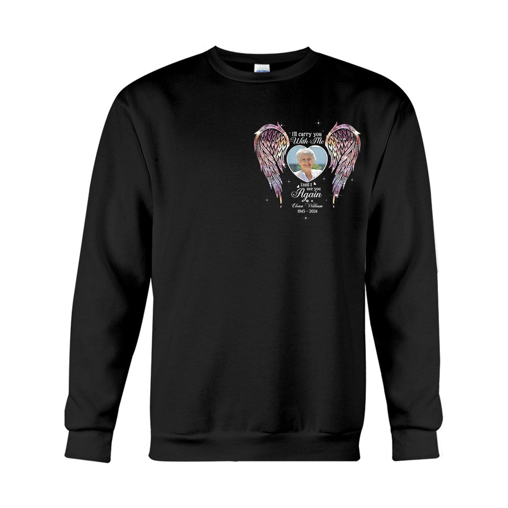Ailes commémoratives Tes ailes étaient prêtes, mais mon cœur ne l'était pas - T-shirt et sweat à capuche commémoratifs personnalisés