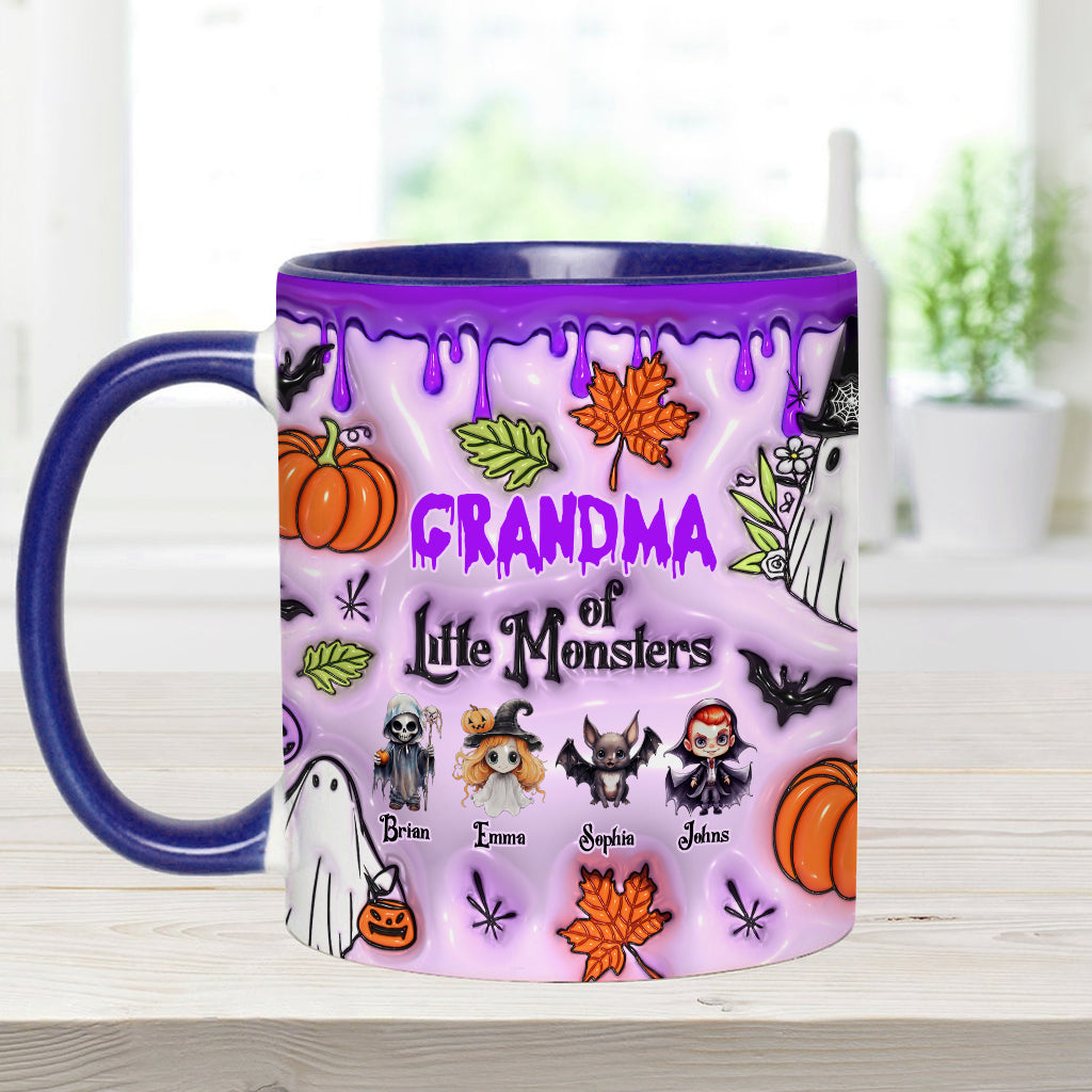 Mug personnalisé « Grand-mère des petits monstres » (tous titres)